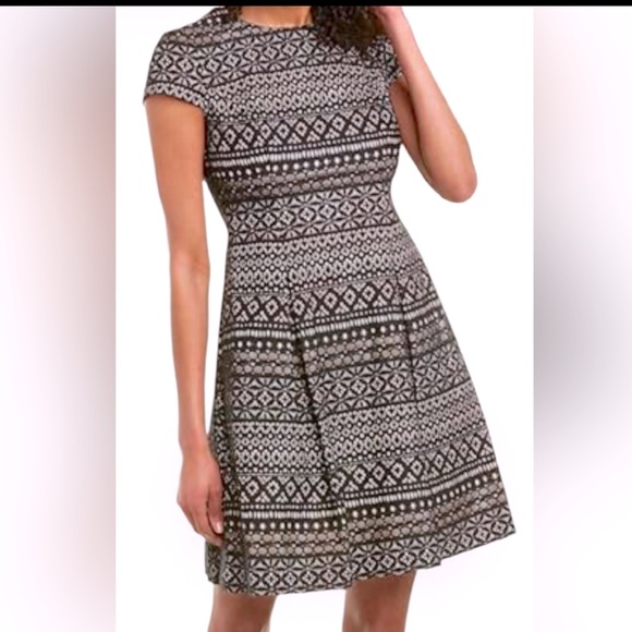 Vintage style Jacquard Tribal fit and flare mini dresss Sz small - Picture 16 of 16